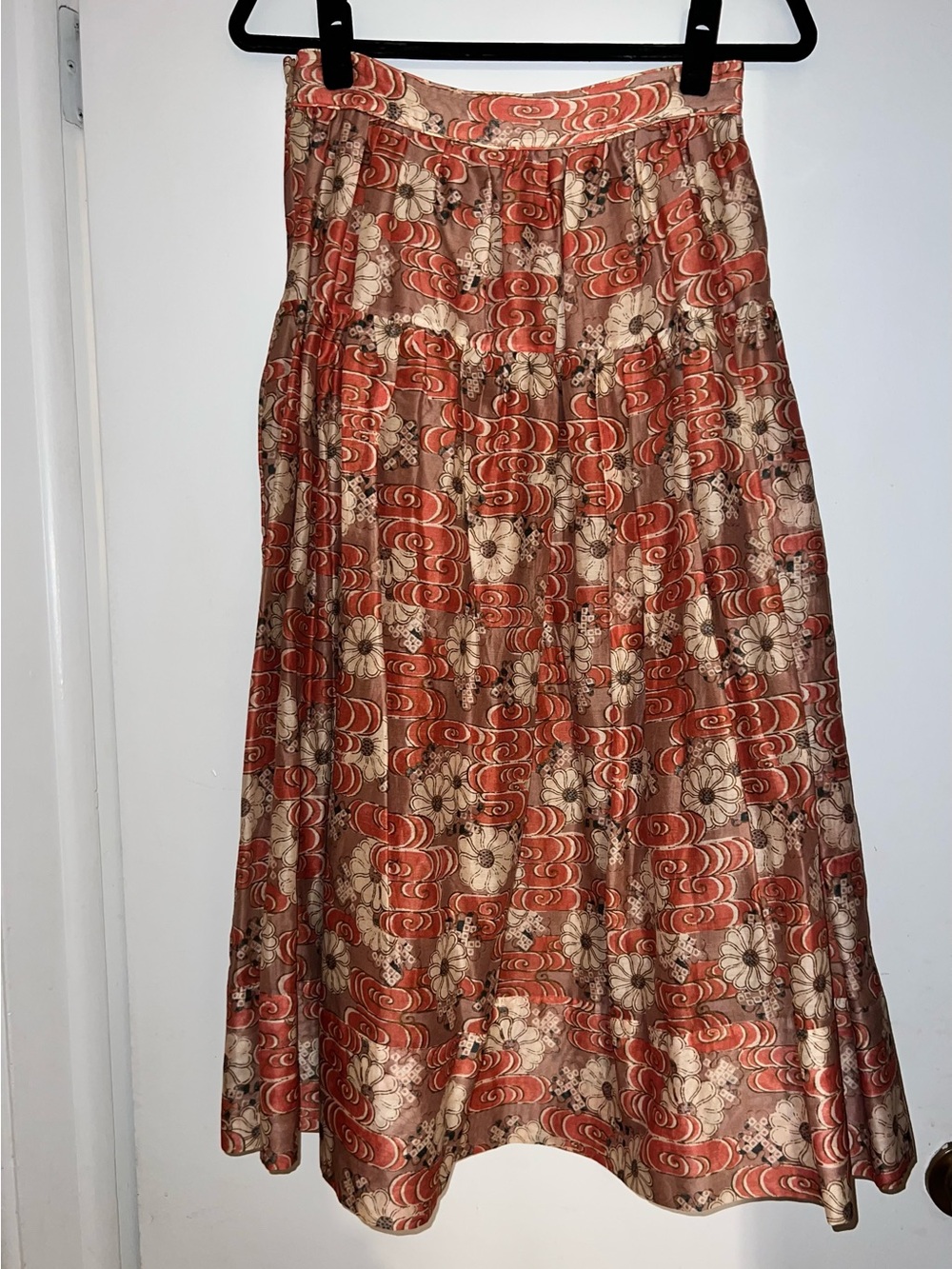 Ulla Johnson Idalia floral-print cotton and silk blend skirt - Picture 2 of 2
